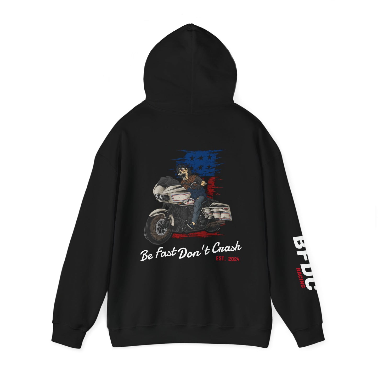 Racing Hoodie Sweatshirt - BFDC Design on back