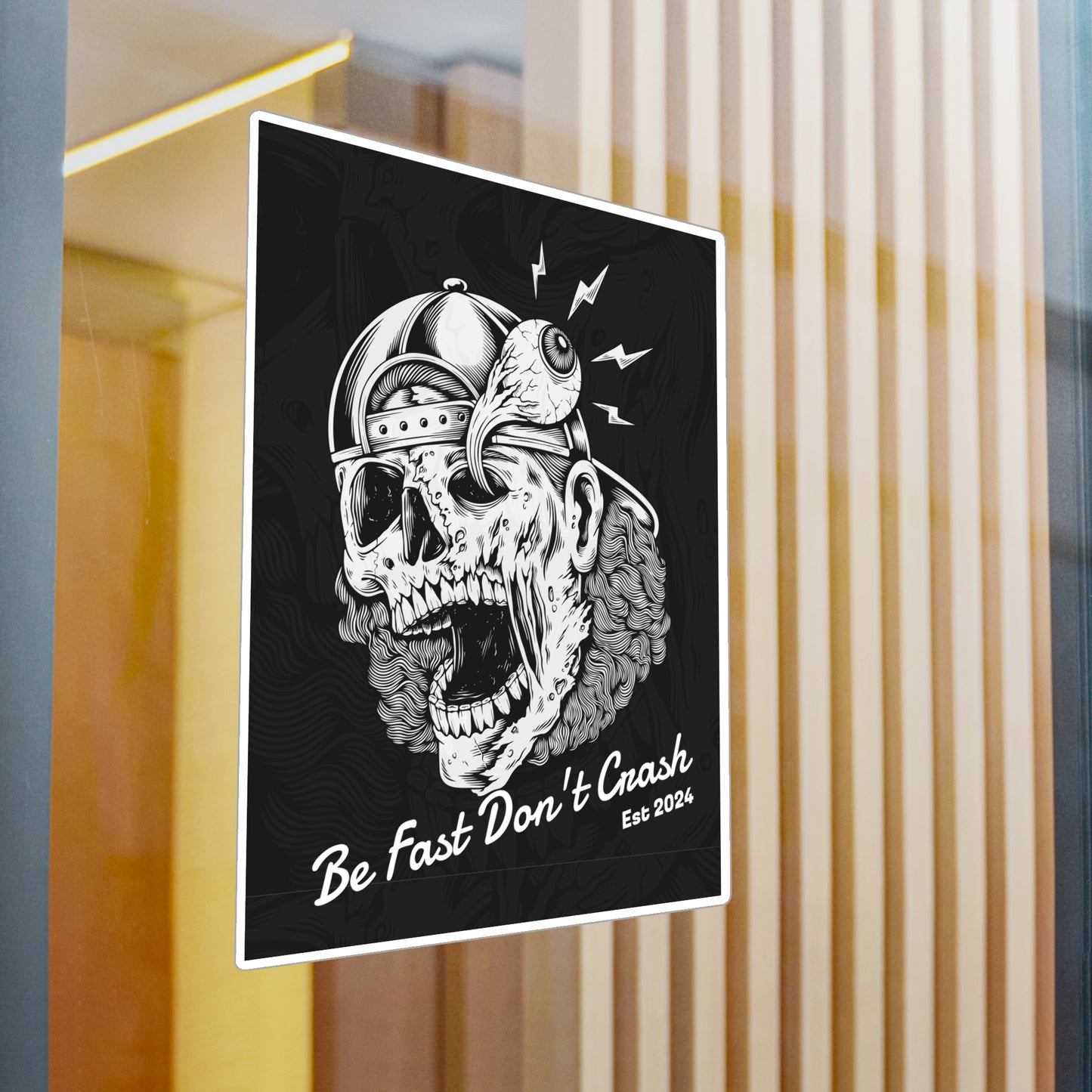 Skull Kiss-Cut Vinyl Decals