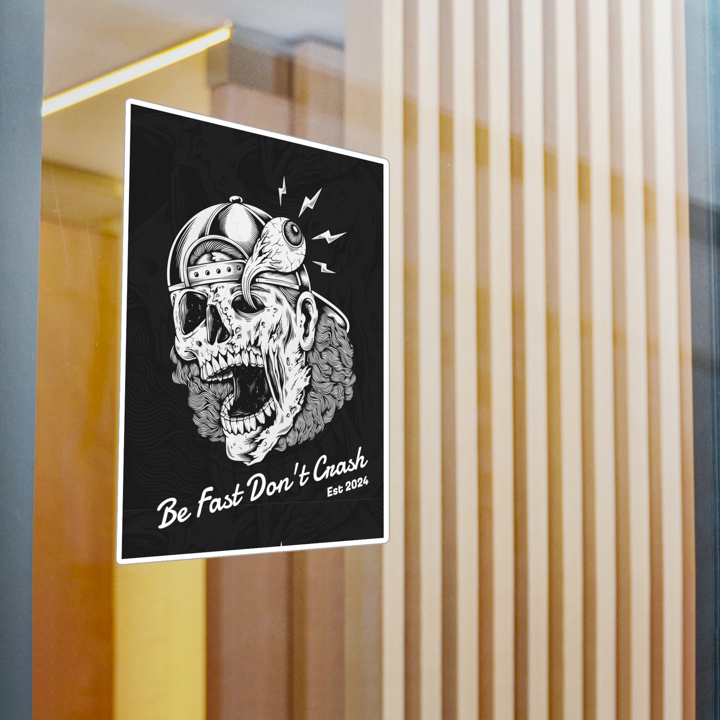 Skull Kiss-Cut Vinyl Decals