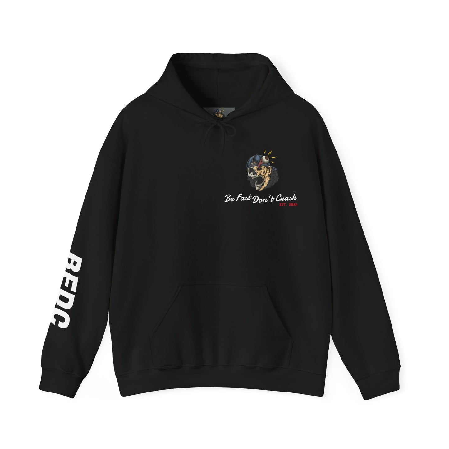 Racing Hoodie Sweatshirt - BFDC Design on back