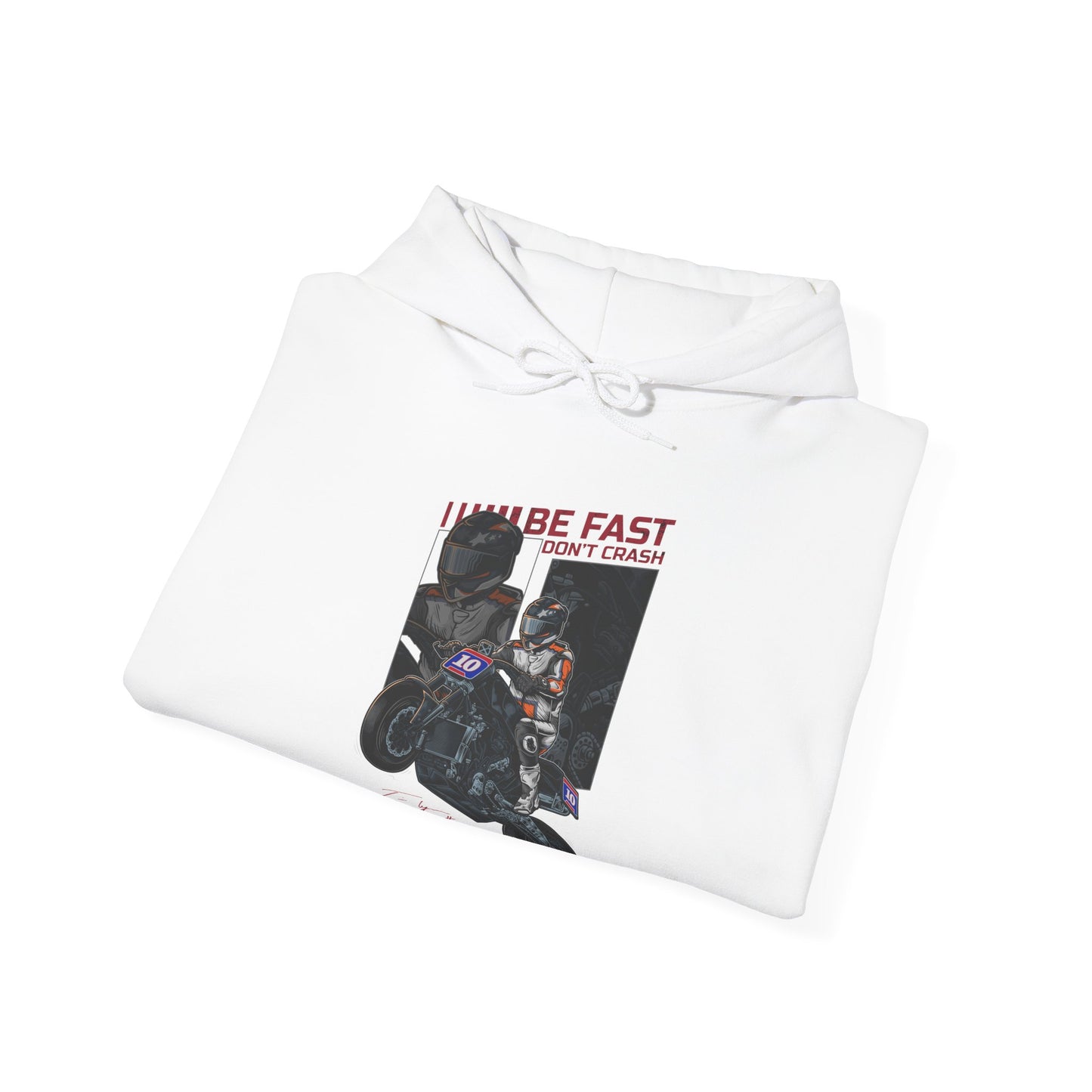 Travis Wyman #10 BFDC RACING SLEEVE Hoodie - Design FRONT