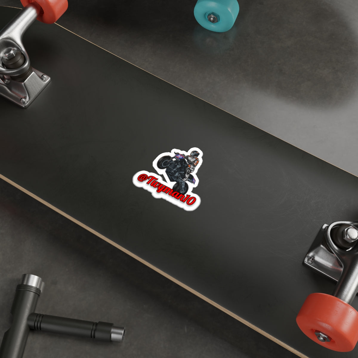 Travis Wyman #10 Die Cut Stickers