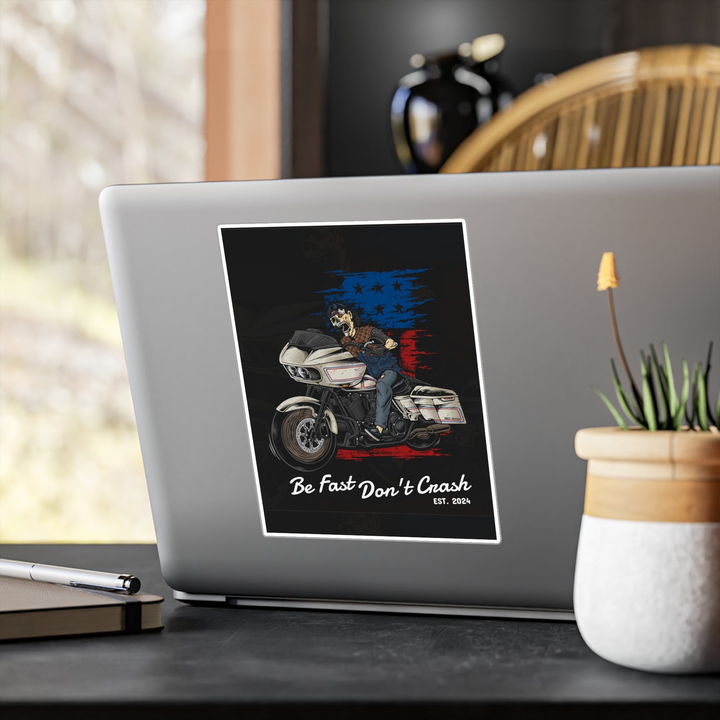 "Be Fast Don't Crash" Stickers