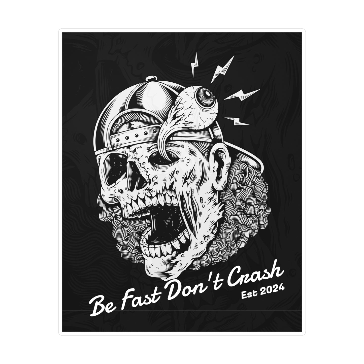 Skull Kiss-Cut Vinyl Decals