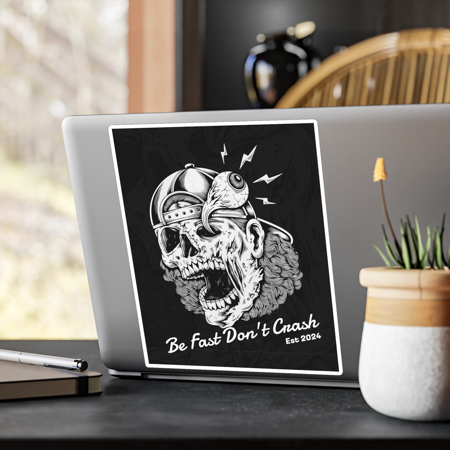 Skull Kiss-Cut Vinyl Decals