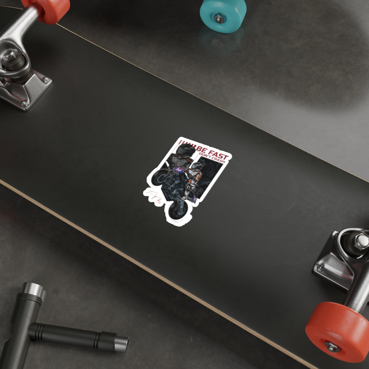 Die-Cut Stickers - Travis Wyman BFDC Racing Sticker
