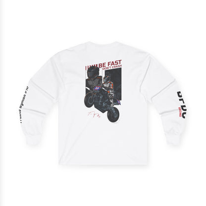 Travis Wyman #10 - BFDC Racing Long Sleeve Tee (WHITE)