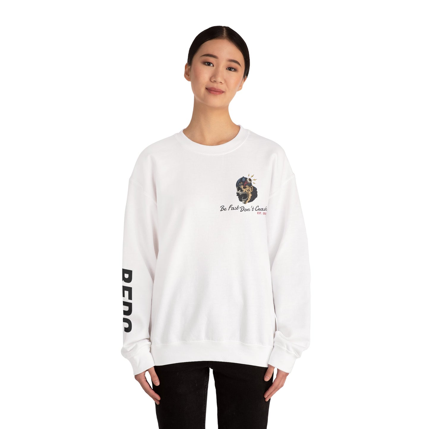 BFDC Racing Crewneck Sweatshirt - Design Back