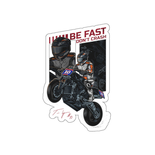 Die-Cut Stickers - Travis Wyman BFDC Racing Sticker