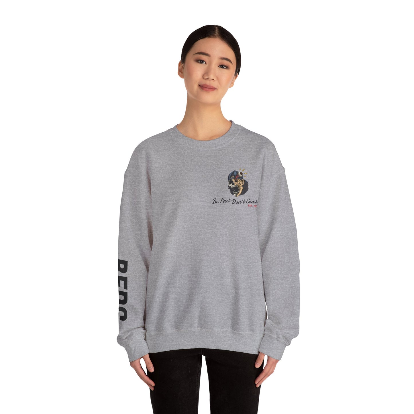 BFDC Racing Crewneck Sweatshirt - Design Back