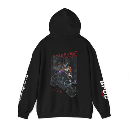 Travis Wyman #10 BFDC RACING SLEEVE HOODIE - Design BACK