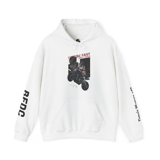 Travis Wyman #10 BFDC RACING SLEEVE Hoodie - Design FRONT